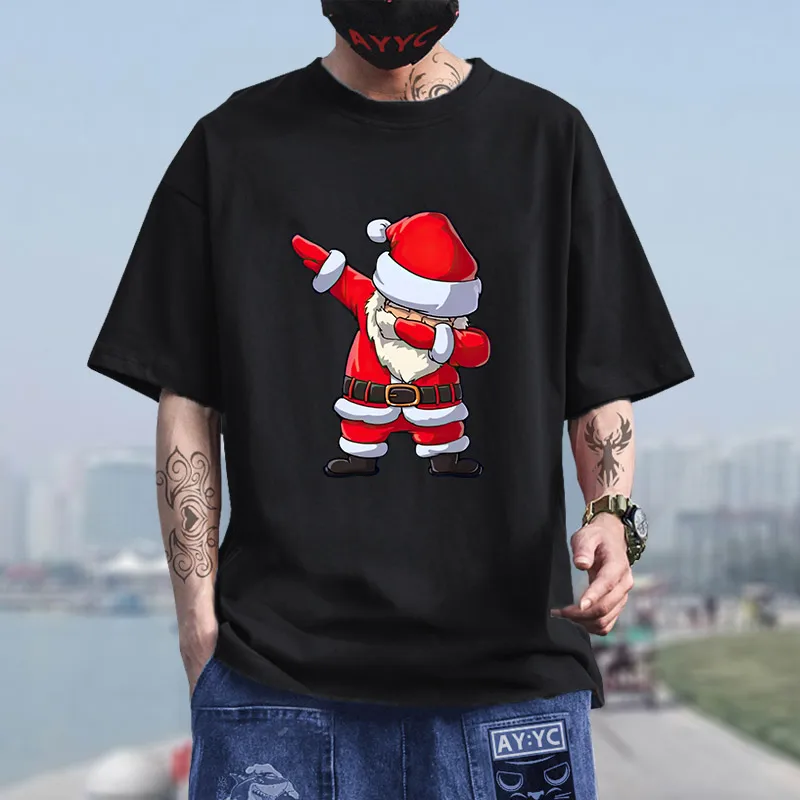 

New Men tshirt Dabbing Santa T Shirt Claus Christmas Funny Dab X mas Gifts Kids Boys Girls Youth T Shirt women T-Shirt tees top