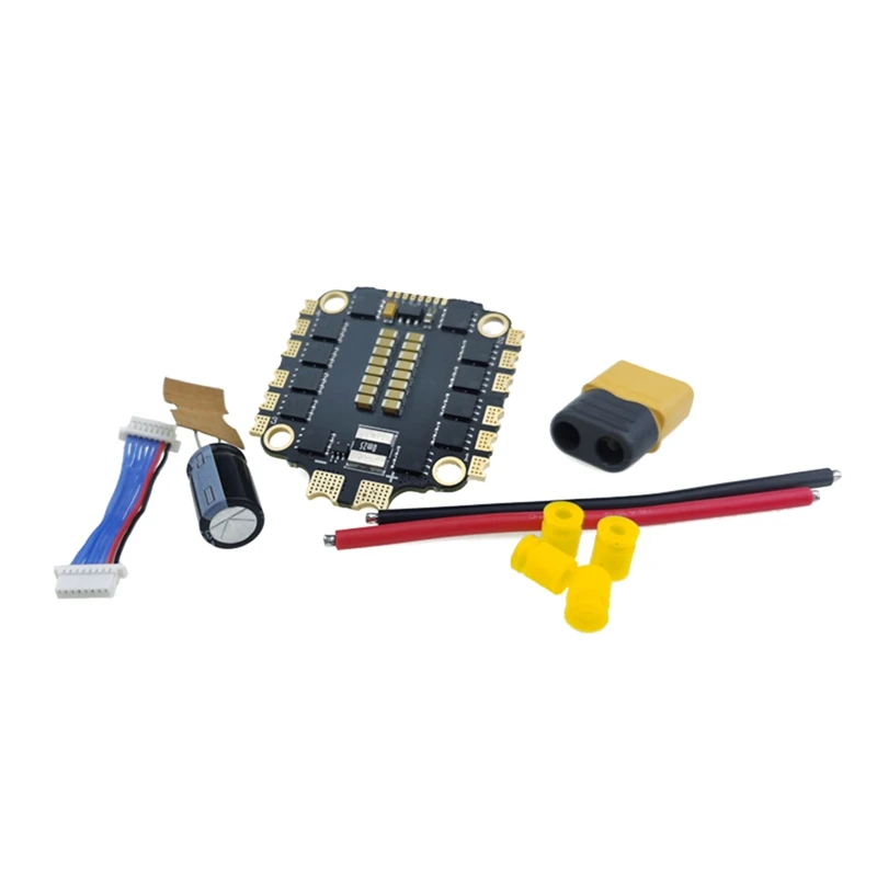 

HAKRC 60A 4In1 ESC BLHELI32 2-6S Onboard Analog Current Sensor for RC Drone FPV Racing