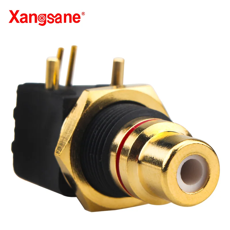 4pcs Fever Grade Hifi Audio BNC Female Socket RCA Welding Plate Video Surveillance | Электроника