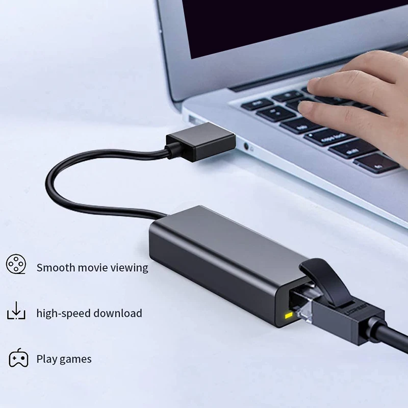 Интернет-адаптер USB 3 0 на 10/100/1000 Gigabit Ethernet для Nintendo Switch Chromebook Windows 10 8 1 Mac OS чипсет |