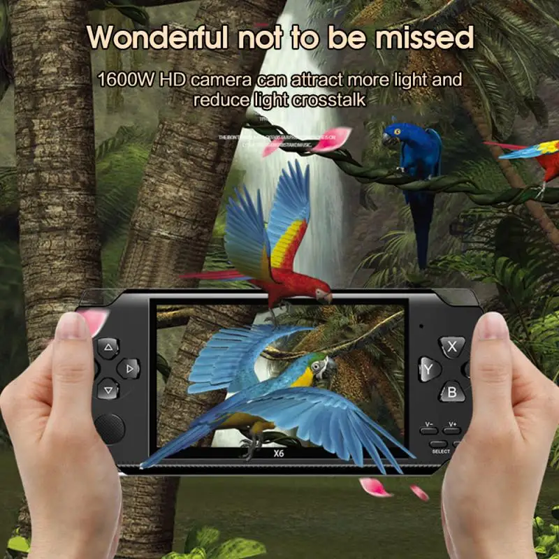 

64 Bit 4.3" Portable Handheld Game Console Player 10000/Games/Camera X6