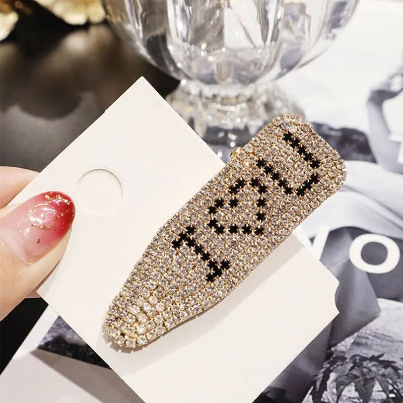 Женская элегантная заколка для волос с геометрическим жемчугом имитация в