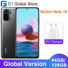 Xiaomi Redmi Note 10, глобальная версия дюйма, 4 Гб 64 Гбмобильный телефон ГБ, Восьмиядерный процессор Snapdragon 128, 678 мАч, 5000