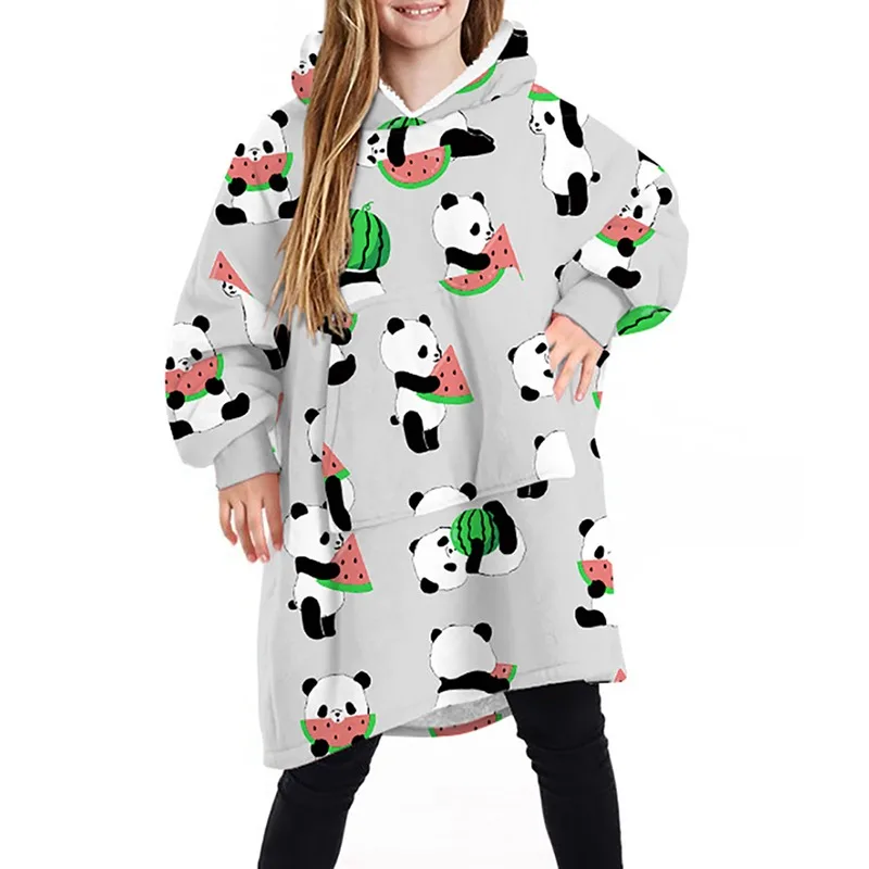 

Hoodie Sweatshirt For Women Men Oversize Hoody Sweatshirt Blanket Coats Comfy Pullover Christmas Warm Homewear