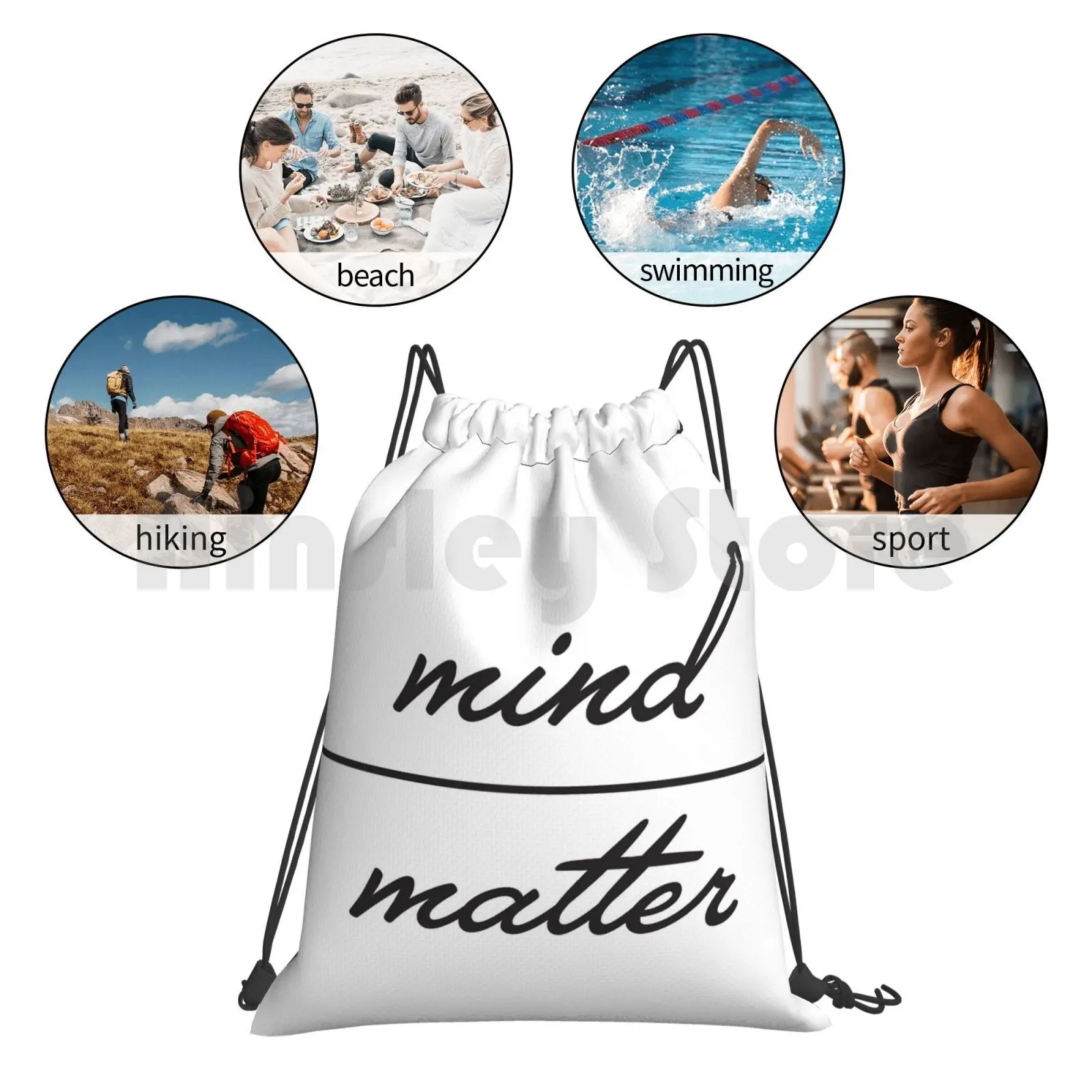 Young The Giant Mind Over Matter Backpack Drawstring Bags Gym Bag Waterproof Young The Giant Young Giant Mind Over Matter images - 6