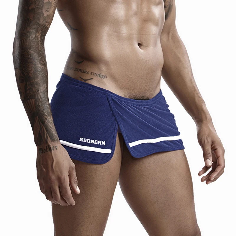 Пикантная Мужская Ночная рубашка пижамные штаны хлопковое Мужское нижнее белье