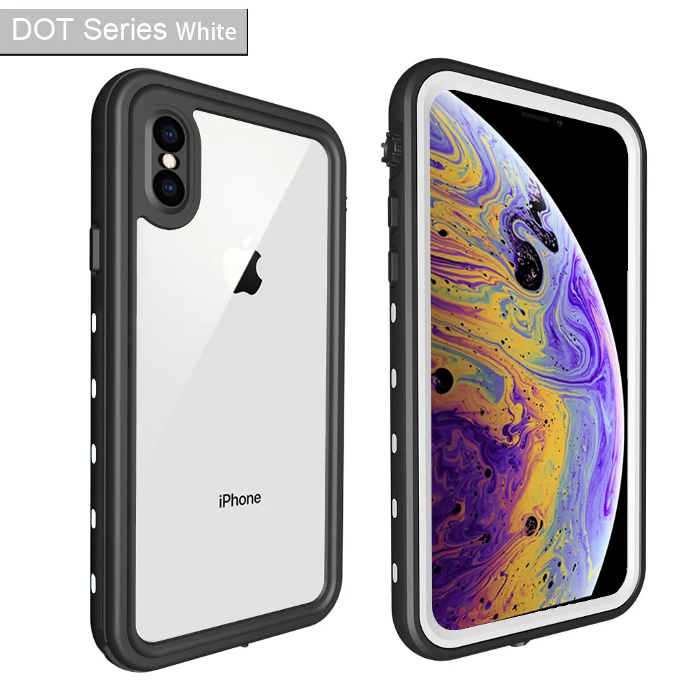 SHELLBOX IP68 Водонепроницаемый чехол для iPhone X XR XS MAX 8 7 Чехол пакет сумка Чехлы для телефона Coque водонепроницаемый чехол для телефона