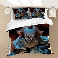 3d print horror movie it comforter bedding set duvet covers pillowcase home textile luxury queen king size bedclothes winter