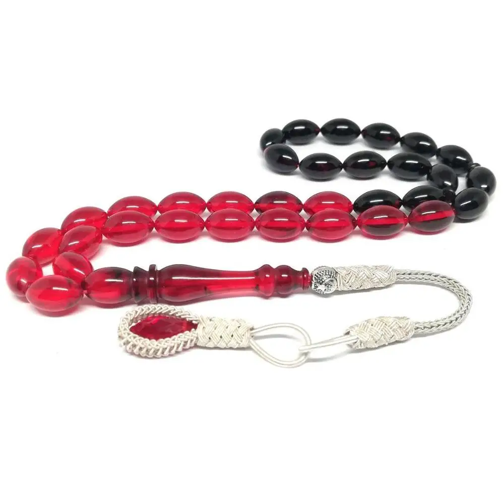

Islam Tasbih Muslim Rosary Beads 33 Prayer Rosary For Men Bracelet For Men Accessory amber stone Handmade Made in Turkey