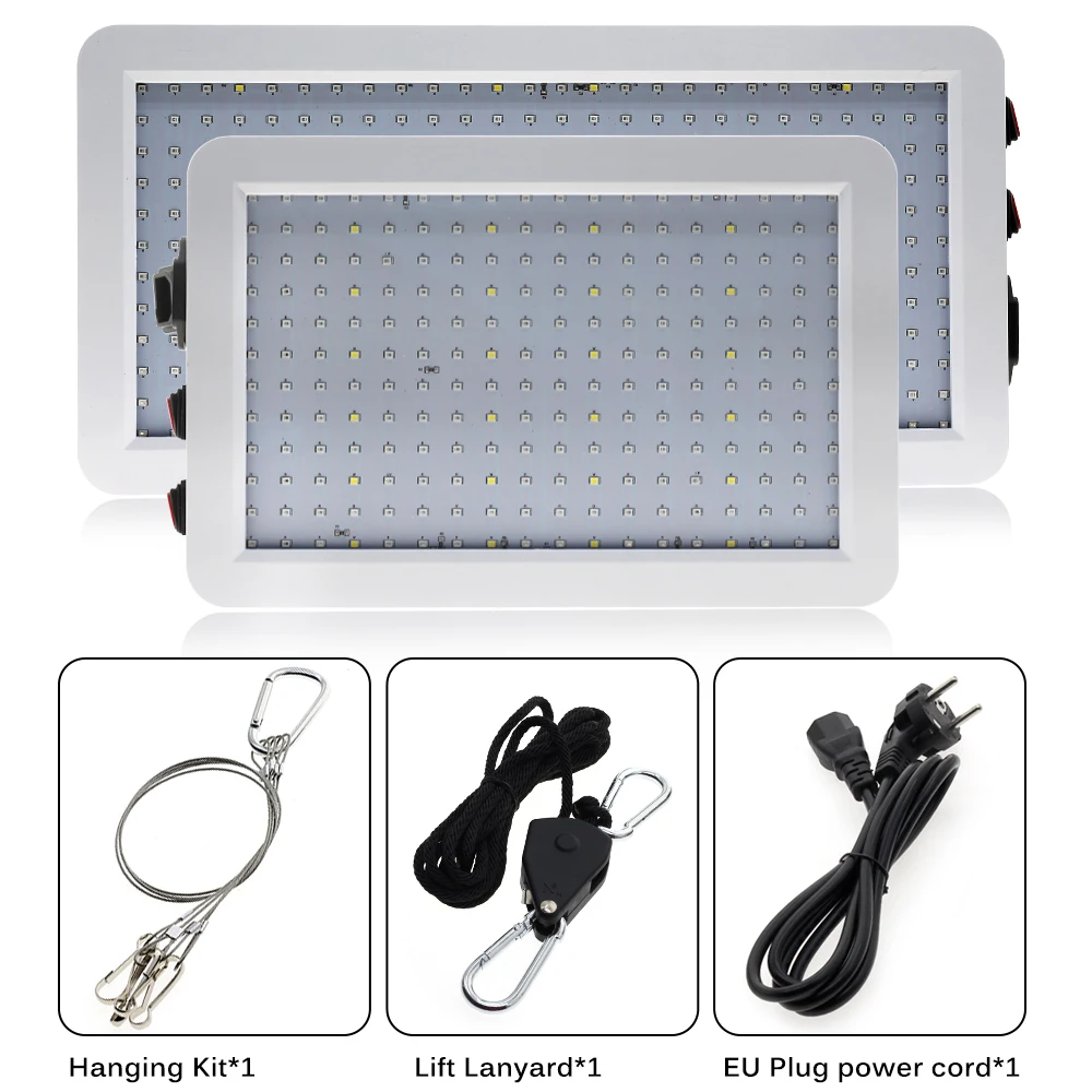 Светильник Водонепроницаемая фитолампа полного спектра 2000 Вт 3000 2835 светодиодов 2