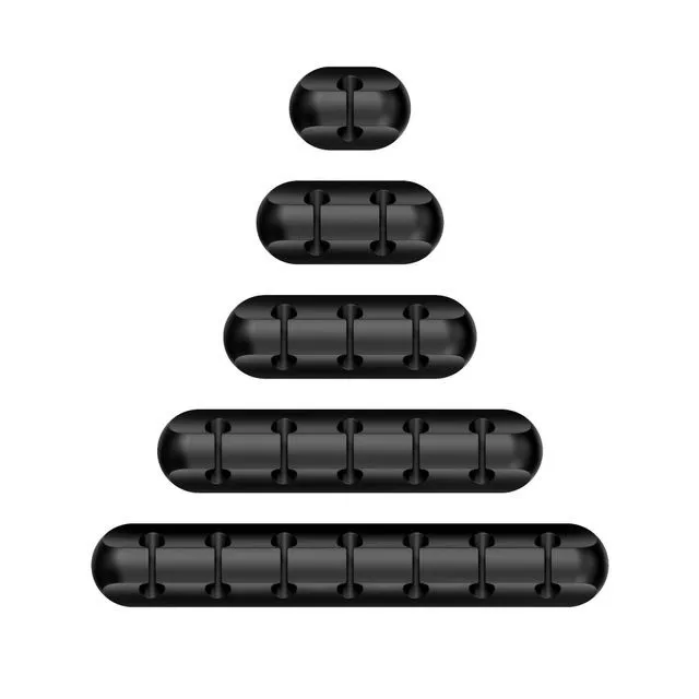 5 шт. держатель для кабеля силиконовый органайзер гибкий usb управления намоткой