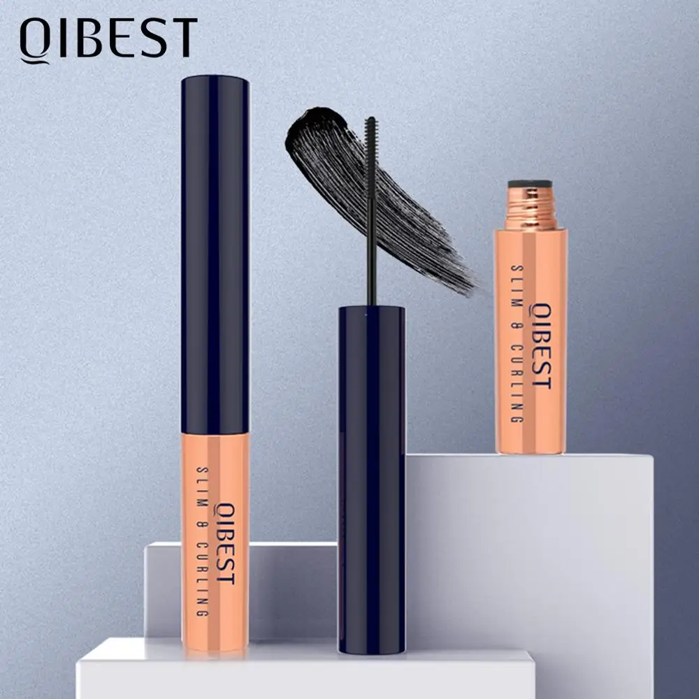 QIBEST Новейшая 3D тушь для ресниц Rimmel макияж черная водостойкая Удлиняющая Тушь