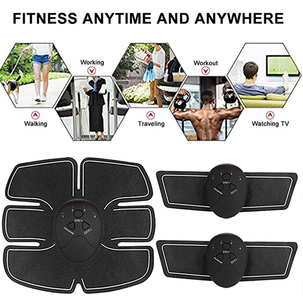 

Fitness Gear Smart ABS Muscle Exercise Rechargeable Trainer Stimulator Abdominal Abdomen