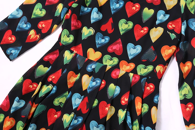 Женское длинное платье до щиколотки с V-образным вырезом длинным рукавом локтя и