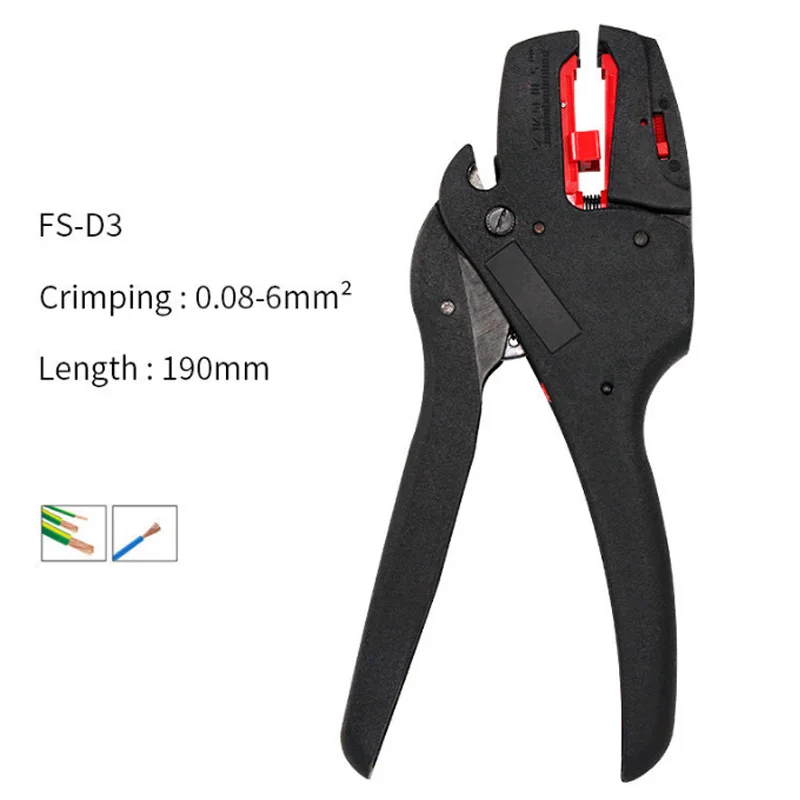 Автоматический инструмент для зачистки и резки проволоки 2 в 1 Прямая