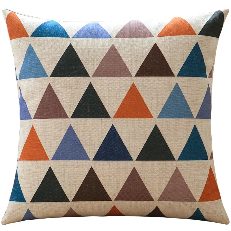 Декоративные диванные подушки Чехол Крышка Животные в виде геометрических фигур