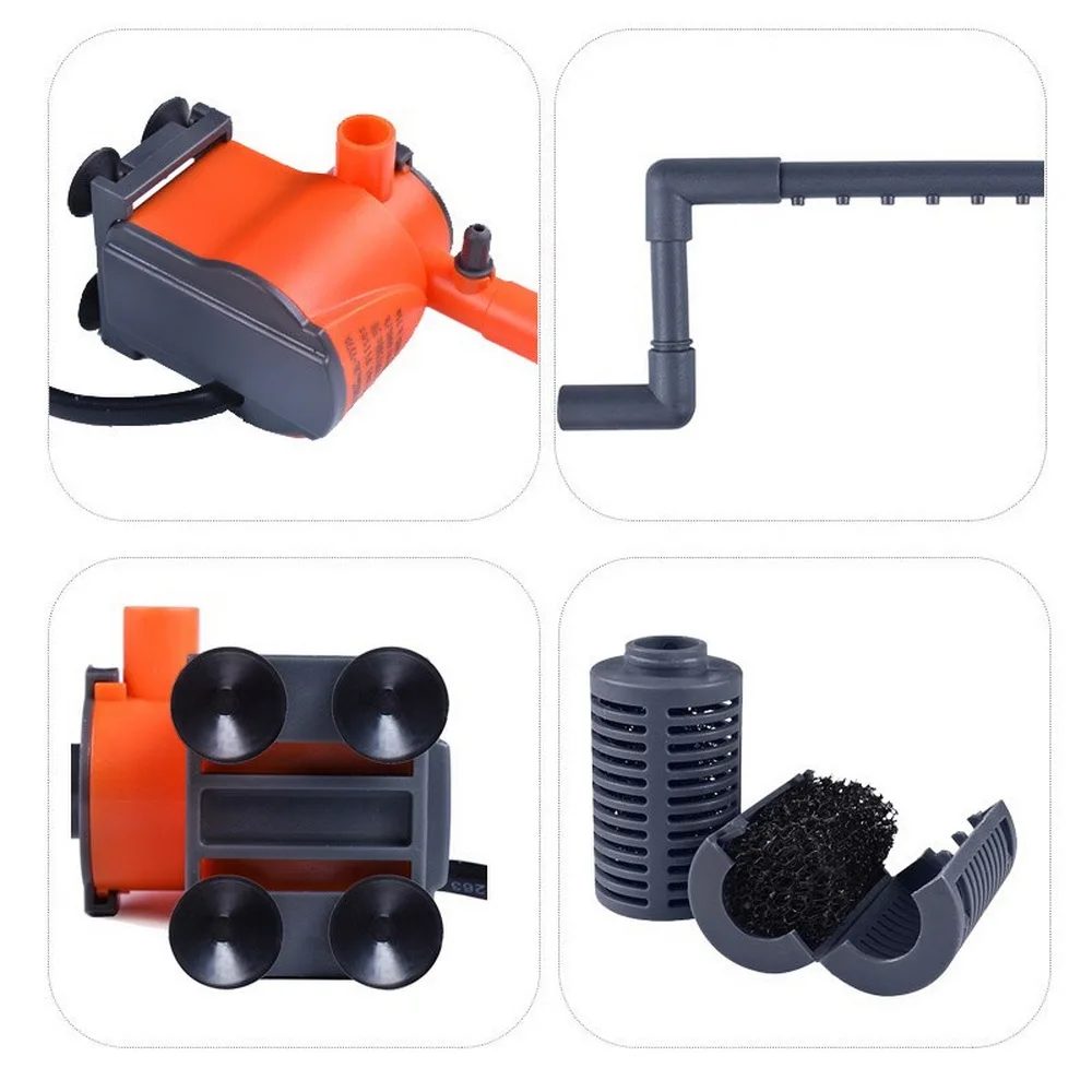 Фильтры для аквариума пруда мини фильтр 3в1 3 Вт 5 внутренний кислородные