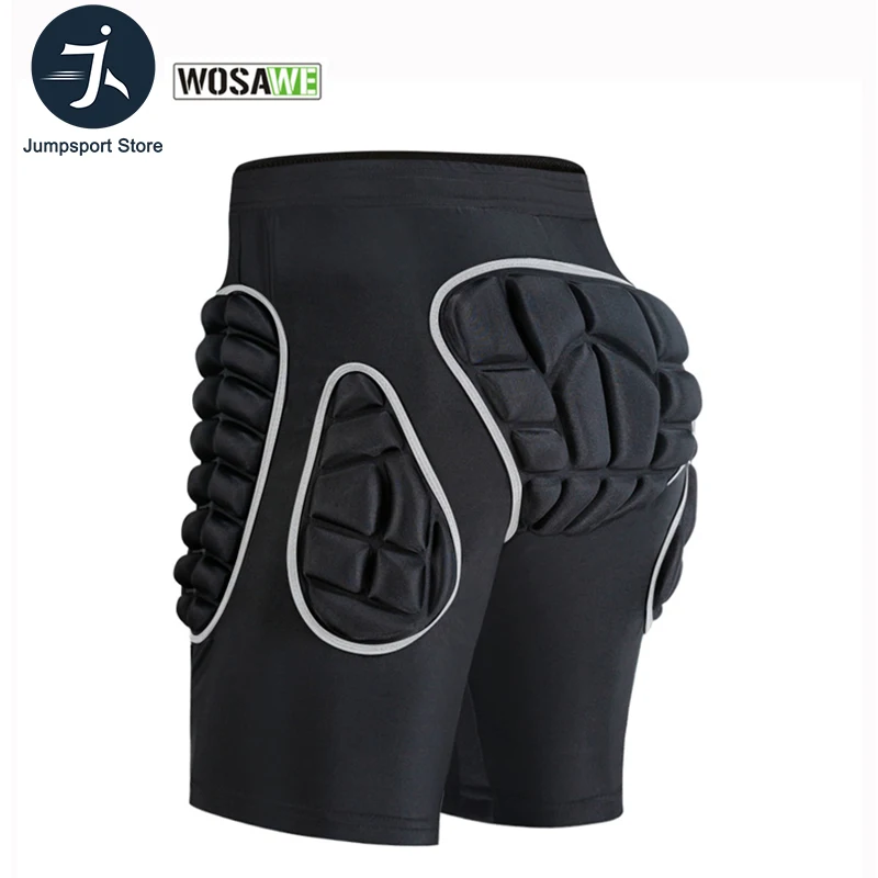 WOSAWE хип Защита шорты Сноуборд Скейтборд лыжные спортивные утолщенные EVA мягкие