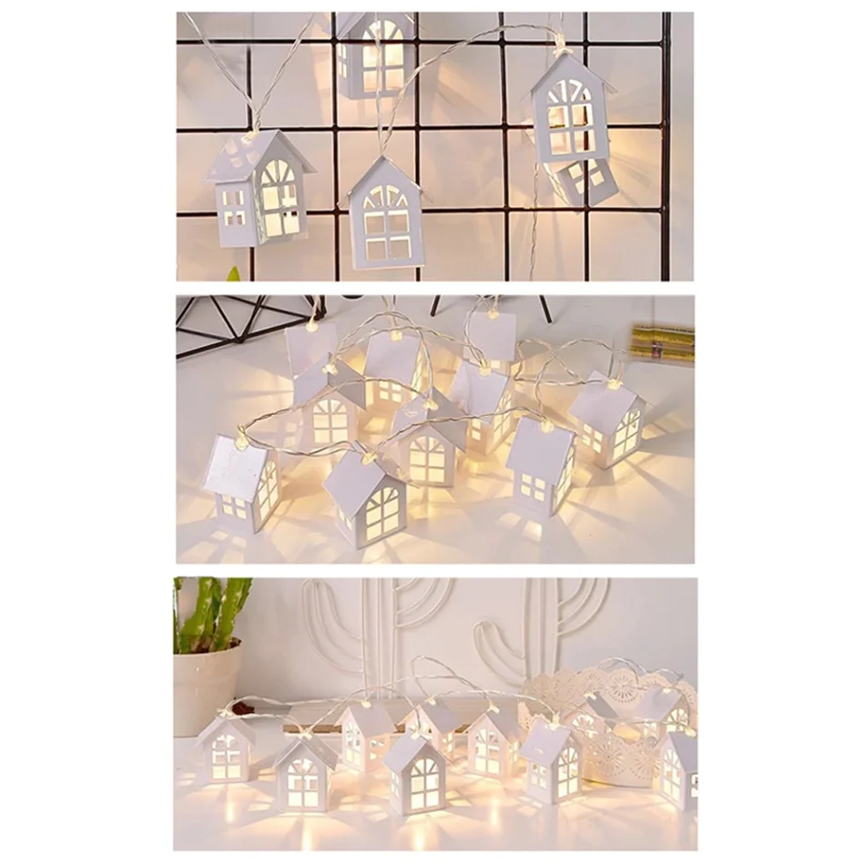 Светодиодный ная деревянная светильник рлянда для небольшого дома комнатный и