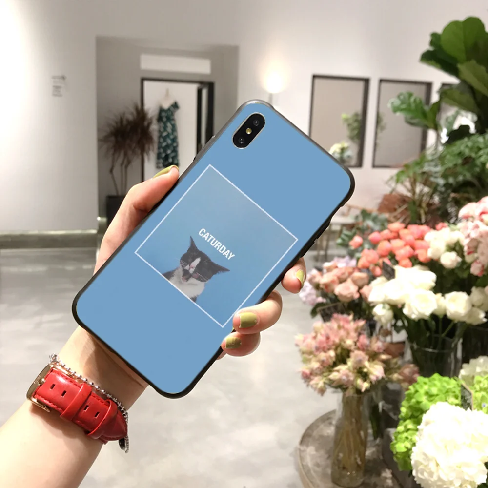 Чехол для iPhone 11 pro XS MAX 8 7 6 6S Plus X 5S SE XR Black|Чехлы-накладки| |