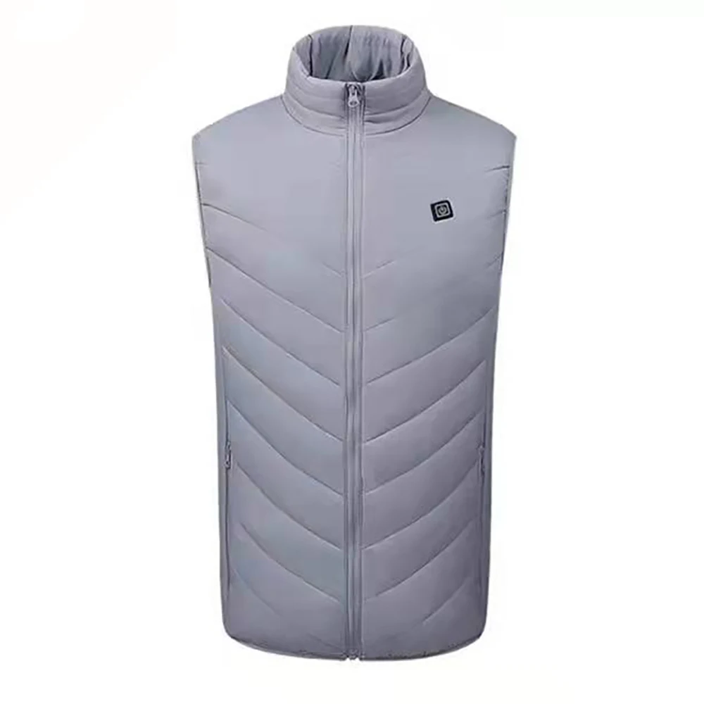 

Autumn Winter Women Zip Stand-Up Vest Waistcoat Solid Sleeveless Female Thermal High Collar Jacket Round Neck Casual Down Coat