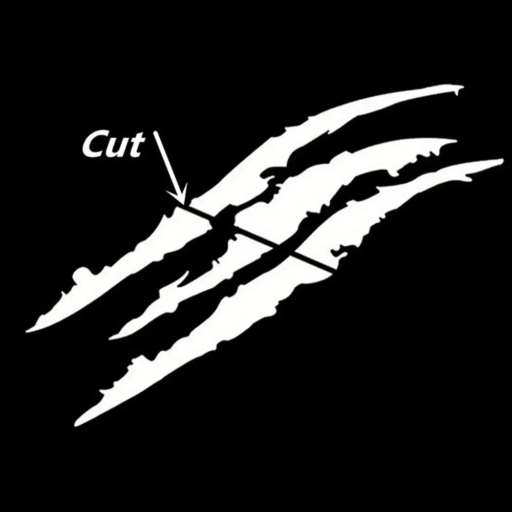 

Car Stickers Ghost Hand Bloodstains Lamp Eyebrow Reflective Car Stickers 40x12cm