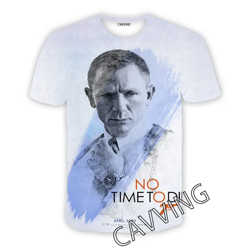

No Time To Die 3D Printed Casual T-shirts Hip Hop Tee Shirts Harajuku Styles Tops Fashion Clothing for Women/men T02