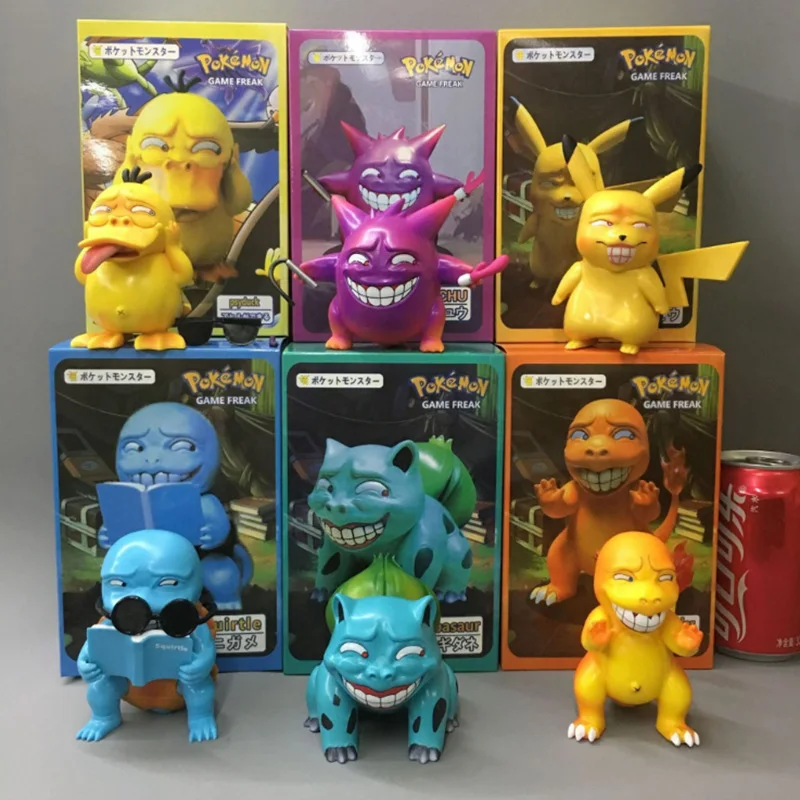 

Генгар, Squirtle Charmander с изображением забавных милых фигурку аниме Рисунок ПВХ модель подарок