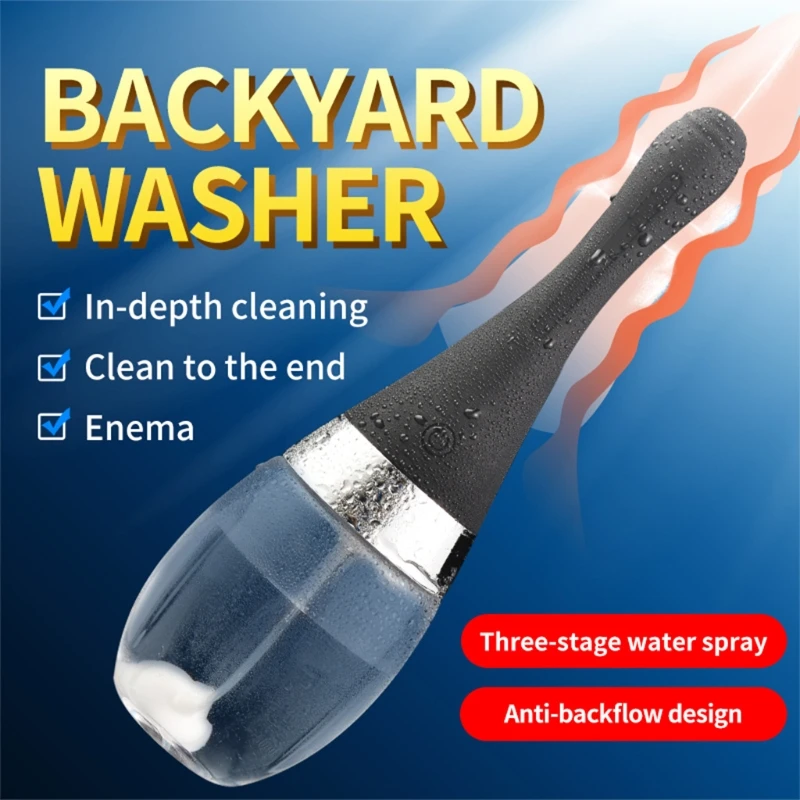 

L38A силиконовая клизма лампочка душ с обратным потоком предотвращает Очищение толстой кишки очиститель душ для мужчин женщин мужчин