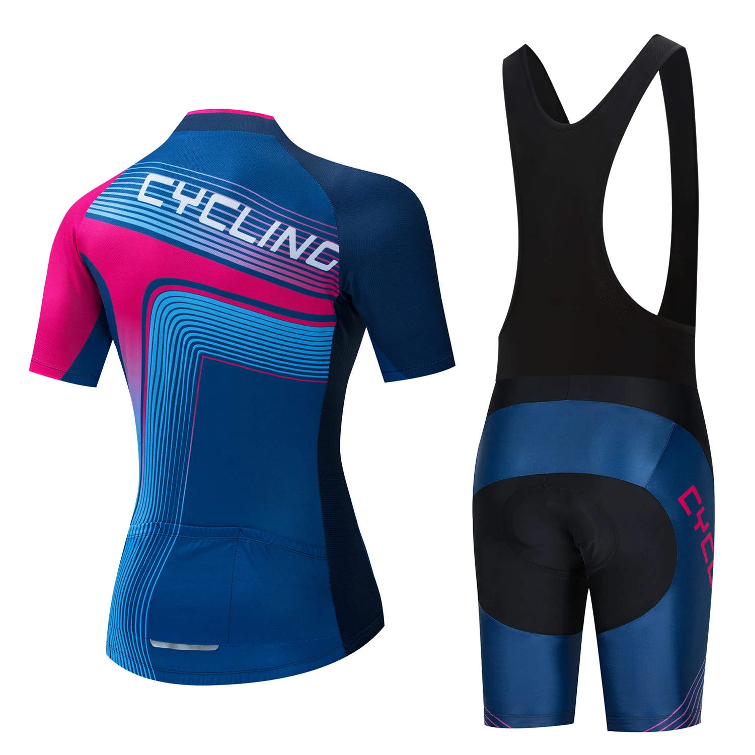 New Women Cycling short sleeve Jersey Set Summer Breathable Sports Suit MTB Bike Clothing Female Bicycle Clothes Casual Wear | Спорт и