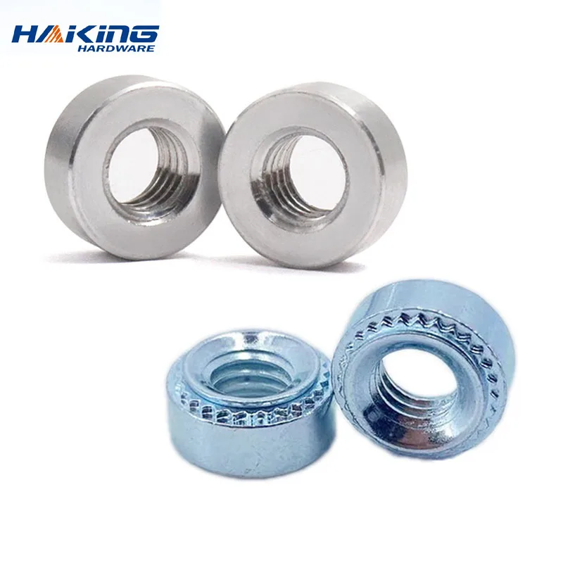 

5-30pcs Self Clinching Nut 304 Stainless Steel Galvanized Swage Nut M3 M4 M5 M6 M8 Plug Nut Machine Tool Fasteners