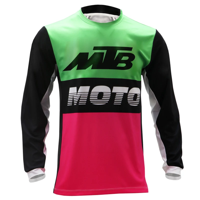 

2020 Enduro велосипед майки мотокросс спуск на горном велосипеде BikeJerseys DH с длинным рукавом для велоспорта