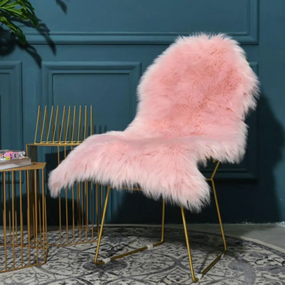 Мягкий меховой ковер из искусственной овчины плюшевое кресло чехол для дивана