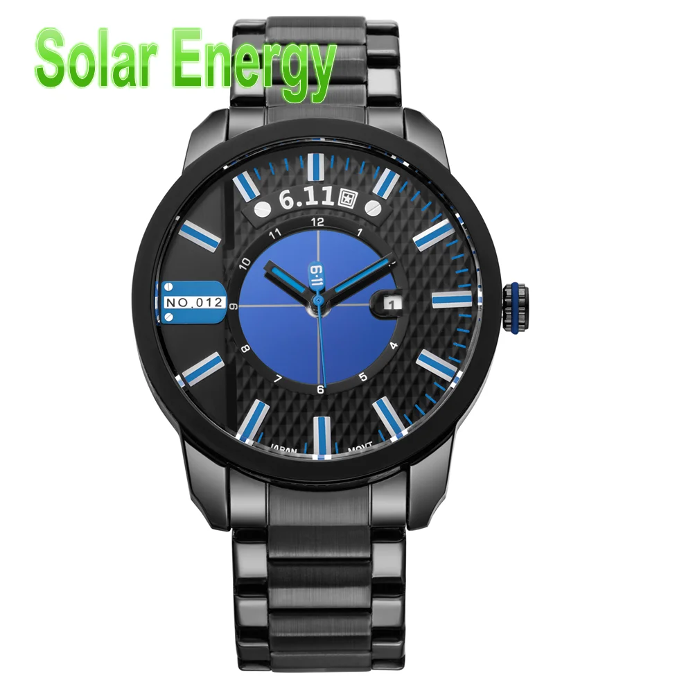 6 11 Брендовые часы мужские с солнечной энергией reloj macsulino light energy кварцевые со
