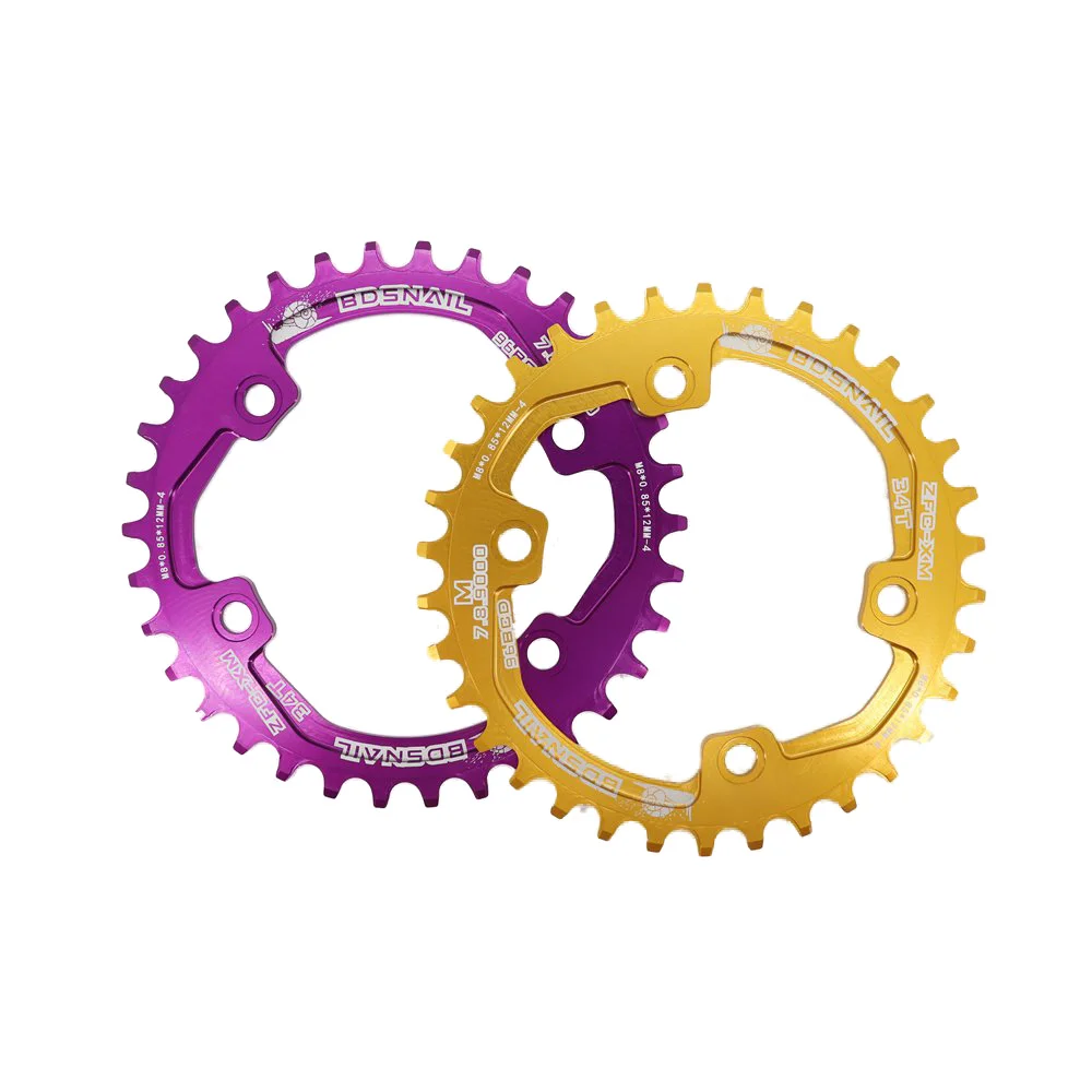 Круглая Асимметричная звезда Snail Chainring 96bcd для велосипеда Shimano M6000 M7000 M8000 M9000