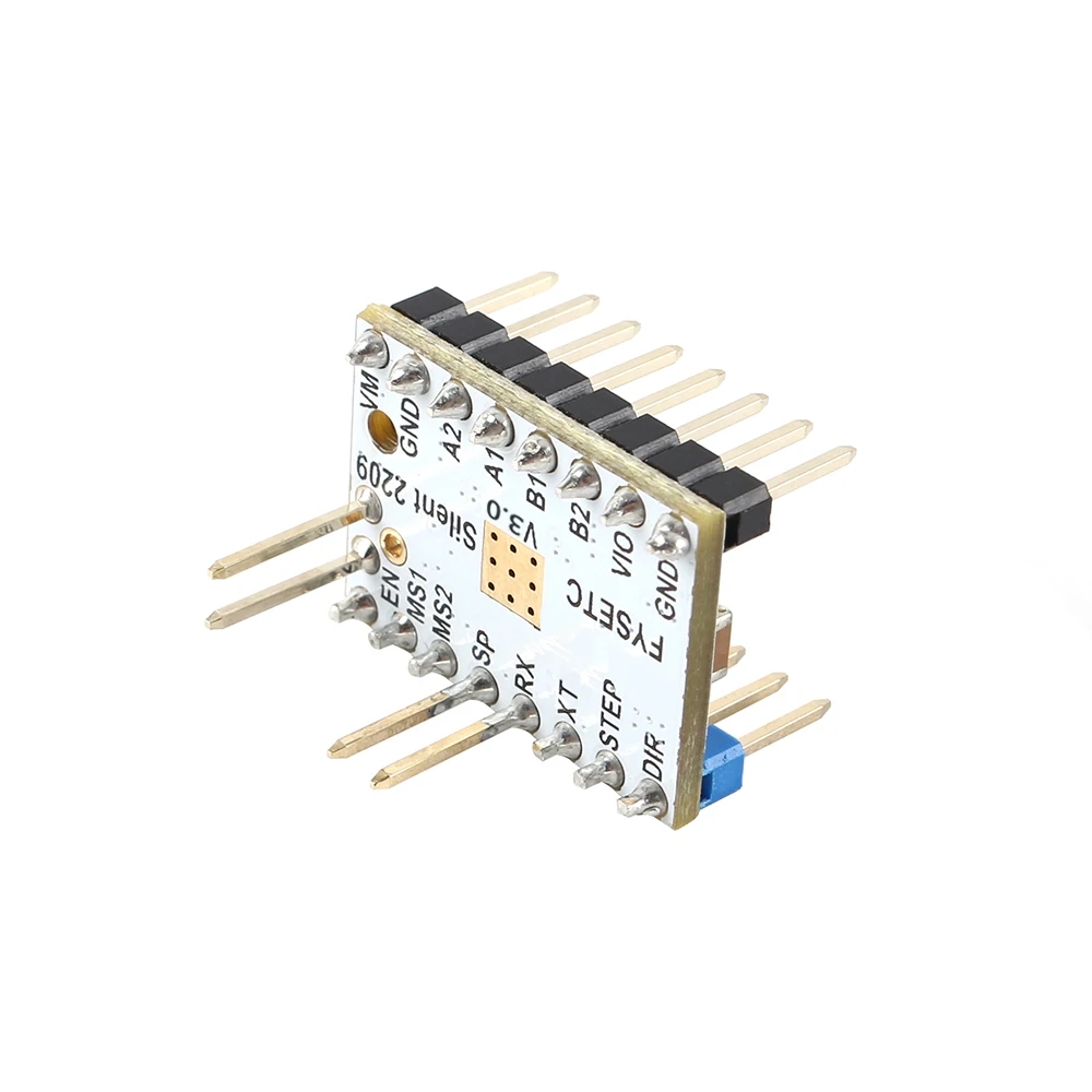5 шт. TMC2209 v3.0 части 3D-принтера шаговый двигатель драйвер Stepsticks бесшумный драйвер 256 микрошаги ток 2.8A пик VS TMC2208