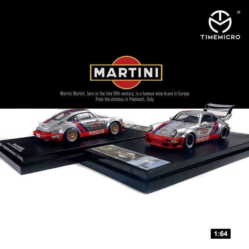 Модель автомобиля TimeMicro 1:64 RWB964 MARTINI|Наземный транспорт| |