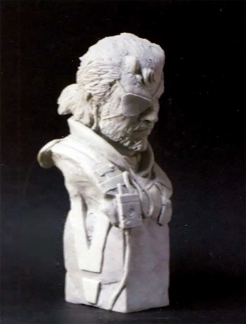 15 см Высота металлический редуктор яд змея мужской смолы бюст миниатюрный