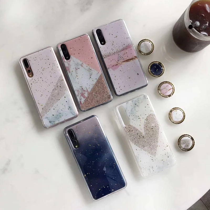 Мраморный демонстрационный держатель для колец чехол телефона huawei Mate20 Mate20pro P20 P30