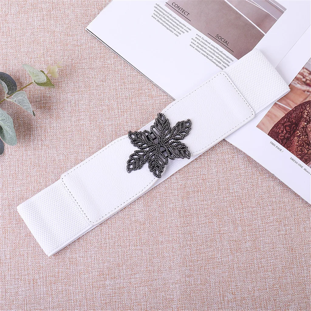 

Drop Shipping Women's Stretch Fashion Wild Belt Jeans Dress Waistband Personality Belt Female Luxury Belt 2021