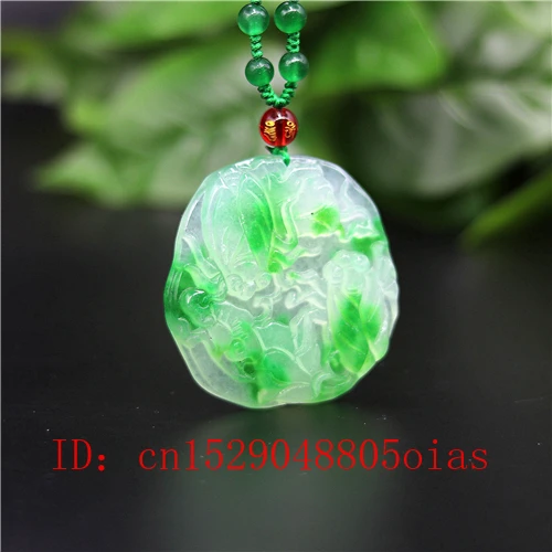 Натуральный Зеленый Изумрудный нефрит Cicada Кулон Бусы Ожерелье Шарм жадеит