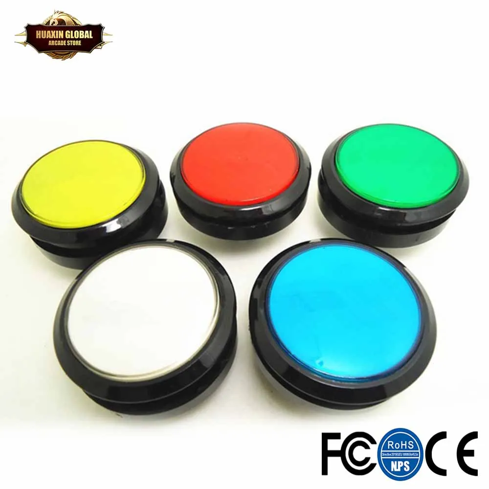 5 шт. круглые кнопки с микропереключателем 60 мм|Игры монетами| |