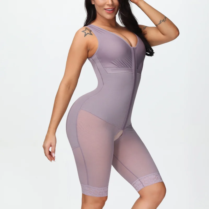 

"High Women'S Body Shaper Compression Fajas Colombianas All-In-One Tights 4 Color Slimming Underwear "