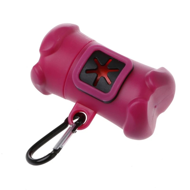 Pet Dog Bone Shape Waste Poo Garbage Dispenser Box Clean Up Bags Holder Carrier | Дом и сад