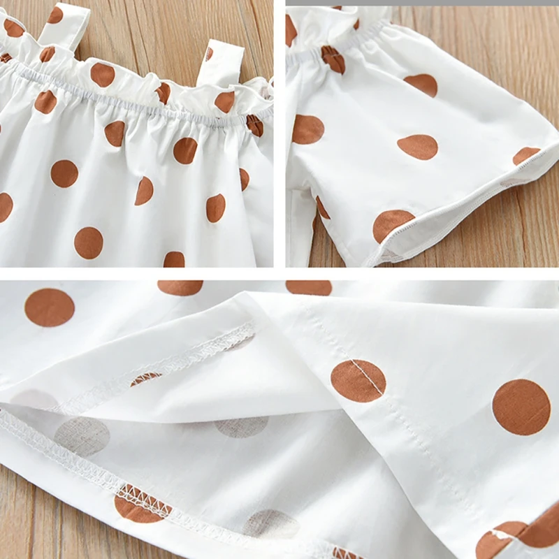 Летние футболки с открытыми плечами для маленьких девочек одежда принцессы