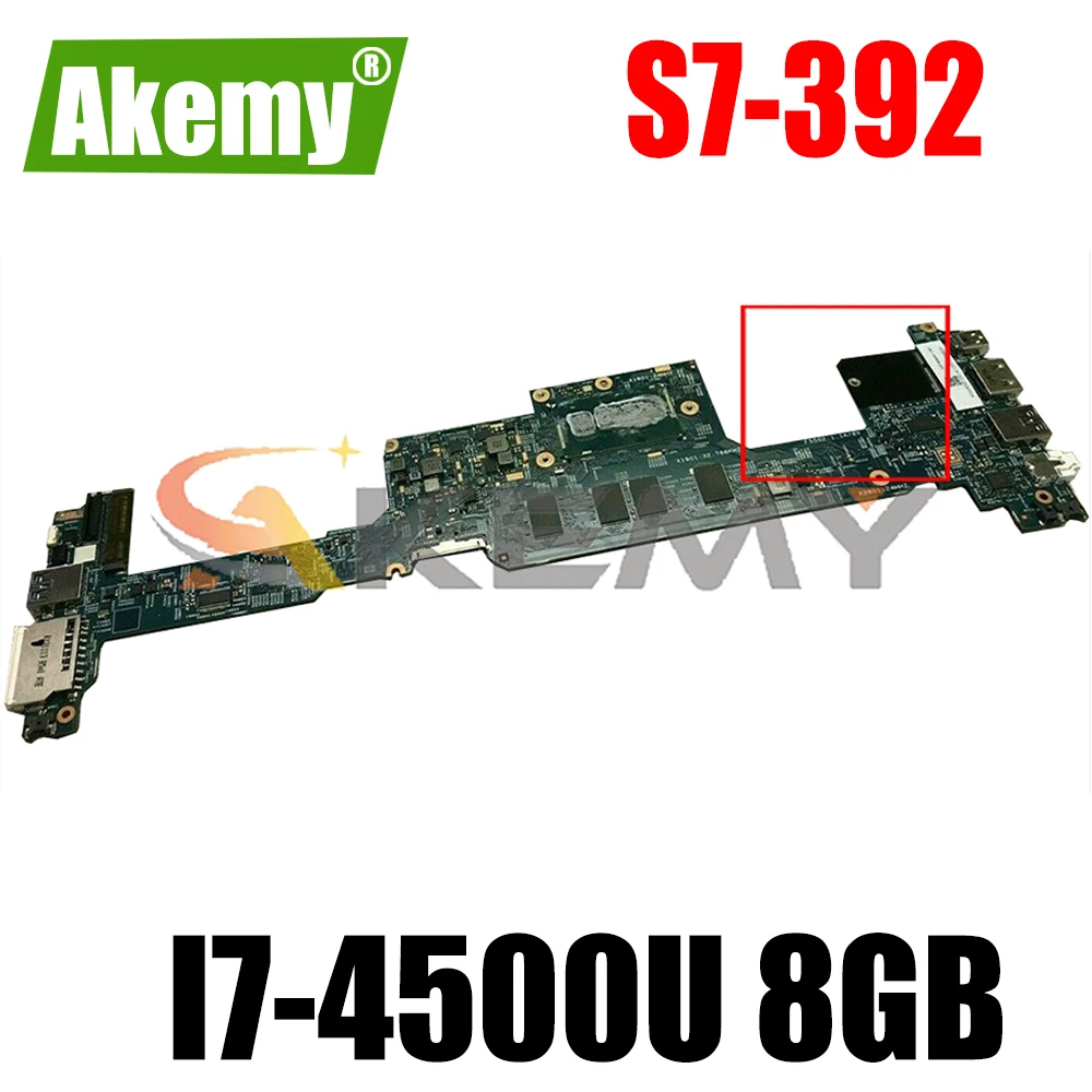

Материнская плата AKEMY NBMBK11002 NB.MBK11.002 для ноутбука acer aspire S7-392 48,4lz03. 021, SR16Z I7-4500U 8 Гб памяти
