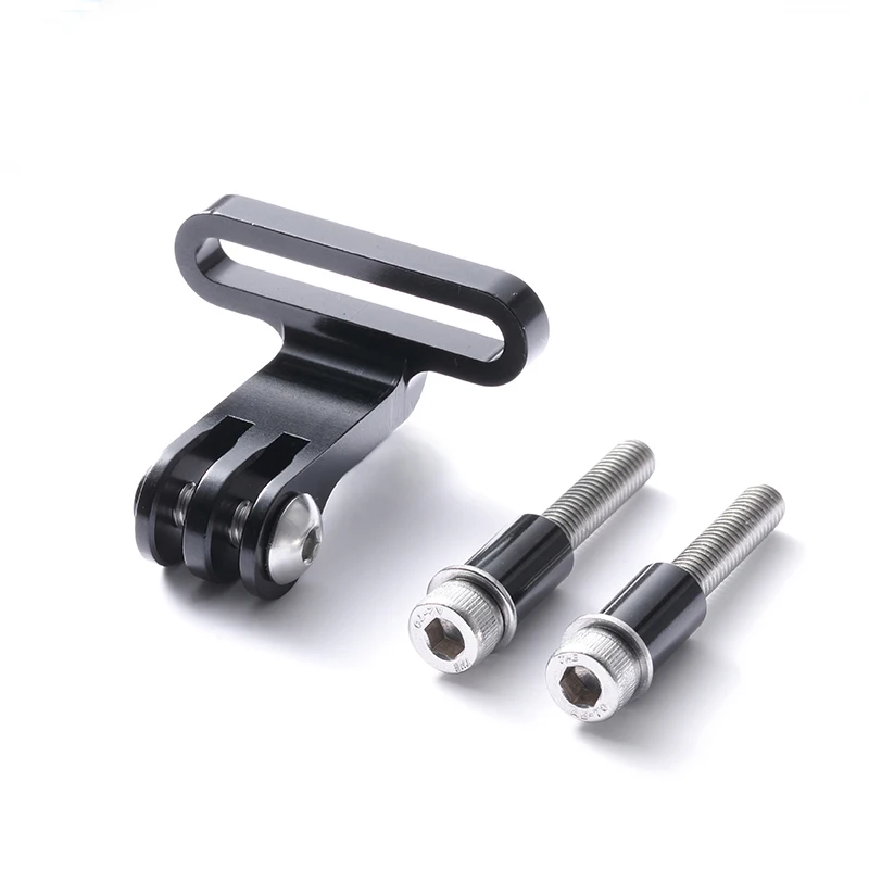 teyssor bicycle handlebar stem mount rack for gopro bracket camera adaptersports camera cnc alloy anodized bike front mount free global shipping