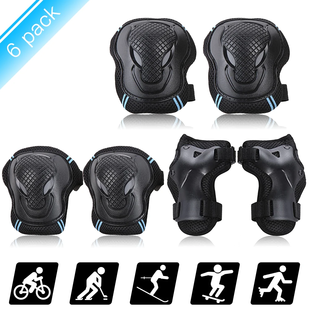 

6pcs Tactical KneePad Elbow Knee Pad Protector Army Airsoft Outdoor Cycling Sport Working Hunting Skating Safety Gear Kneecap