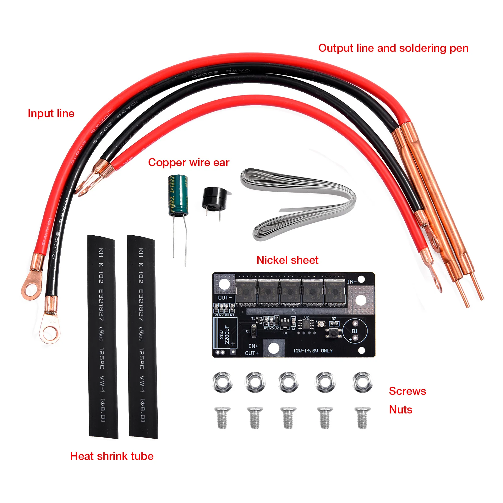 

12V DIY Portable Spot Welding Machine Battery Storage PCB Circuit Board Welding Device Spot Welders For 18650/26650/32650