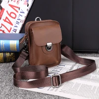 new mobile phone bag mens leather shoulder bag outdoor leisure mini bag